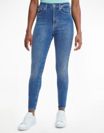 Tommy Jeans Melany Ultra High Rise Super Skinny Jean In Mid Wash-blues