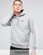 Fila Vintage Hoodie With Small Logo - Gray