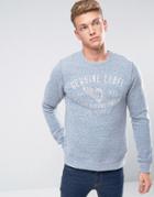 Jack & Jones Vintage Sweatshirt With Vintage Graphic - Blue
