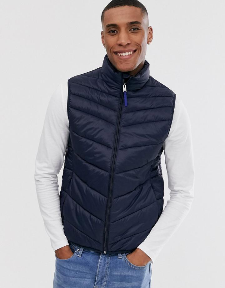 Selected Homme Utility Vest - Blue