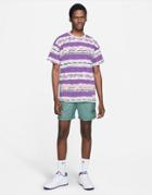 Nike Stories Pack Retro Graphic All Over Print T-shirt In Purple/multi