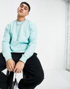 Nike Club Crew Neck Sweatshirt In Aqua-blues