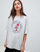 Tommy Jeans Logo T-shirt - Gray