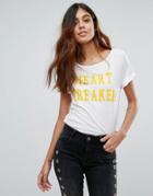 Vero Moda Slogan T-shirt - White