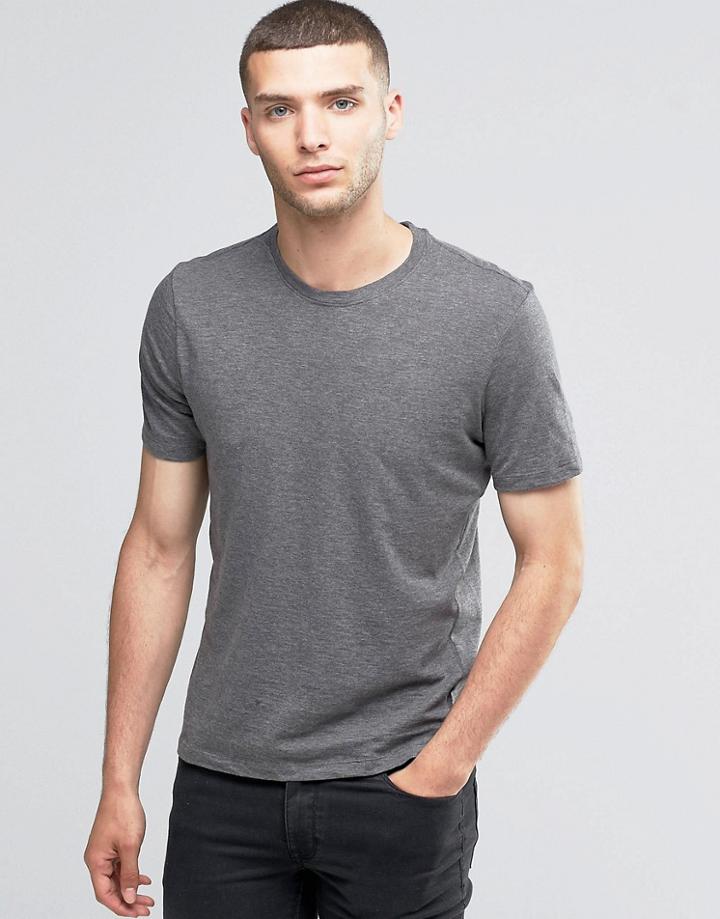 Sisley Crew Neck T-shirt - Gray