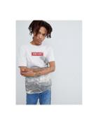 Asos Design Oversized T-shirt With Deviant Bird Print - Gray