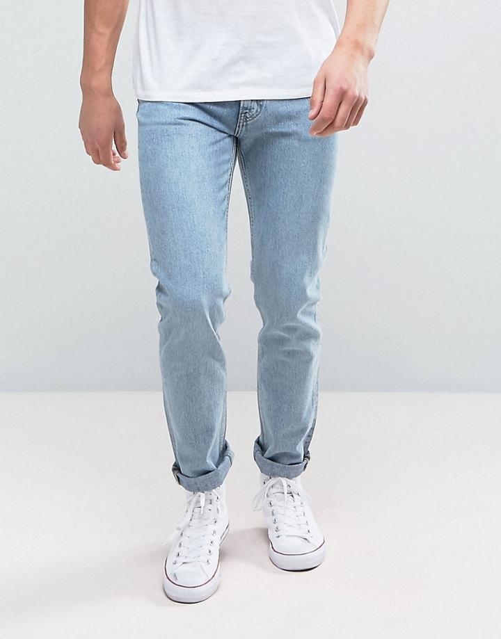Weekday Friday Skinny Jean Wow Blue Wash - Blue