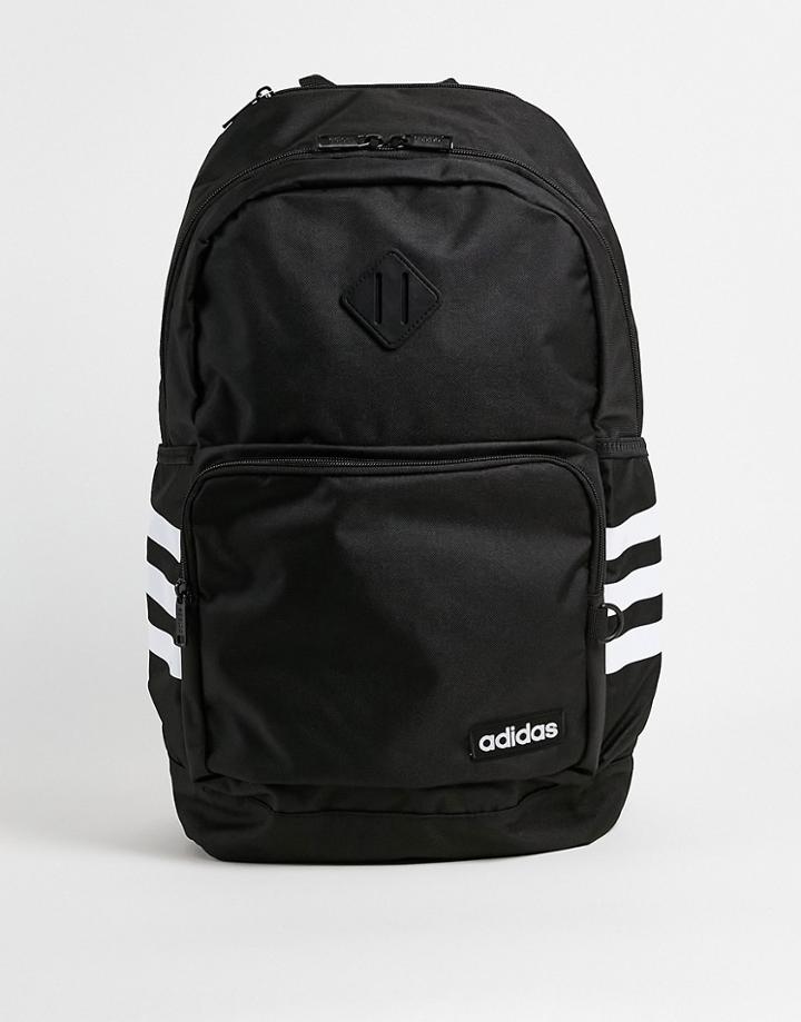 Adidas Training Three Stripe Backpack In Black