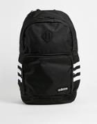 Adidas Training Three Stripe Backpack In Black