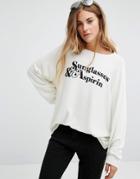 Wildfox Sunglasses & Asprin Sweater - White
