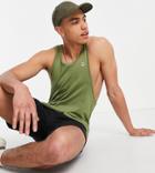 Le Breve Tall Racer Tank Top In Green