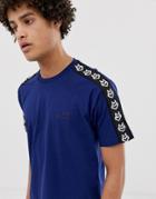 Love Moschino Sleeve Tape T-shirt - Navy