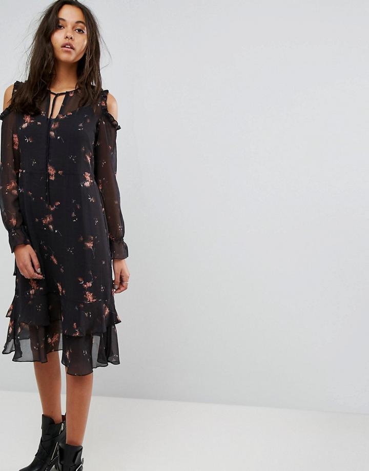 All Saints Marissa Maize Dress - Black