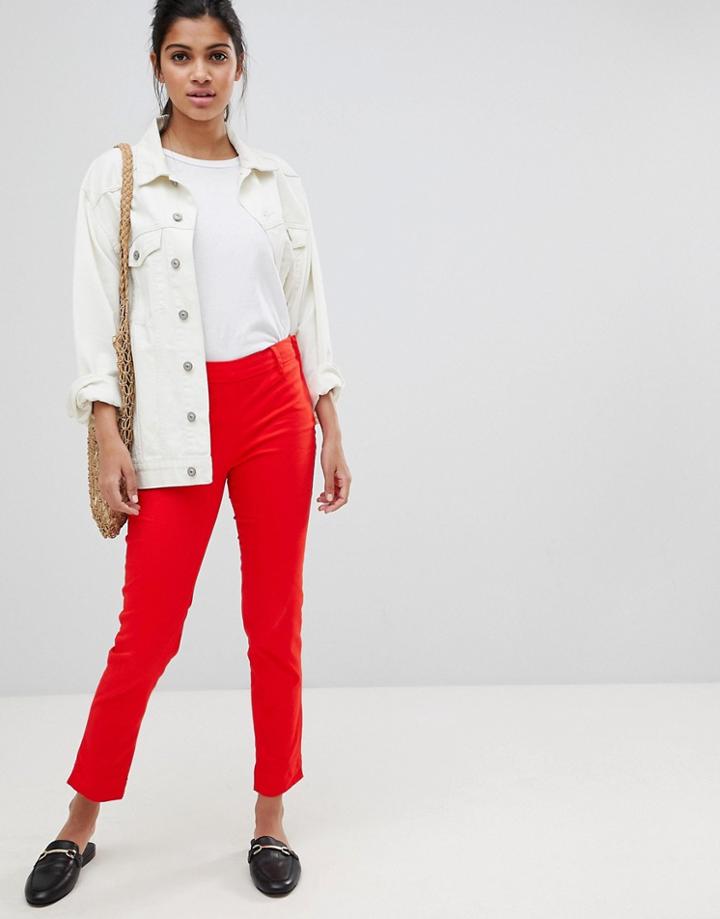 Jdy Power Tailored Pants - Red
