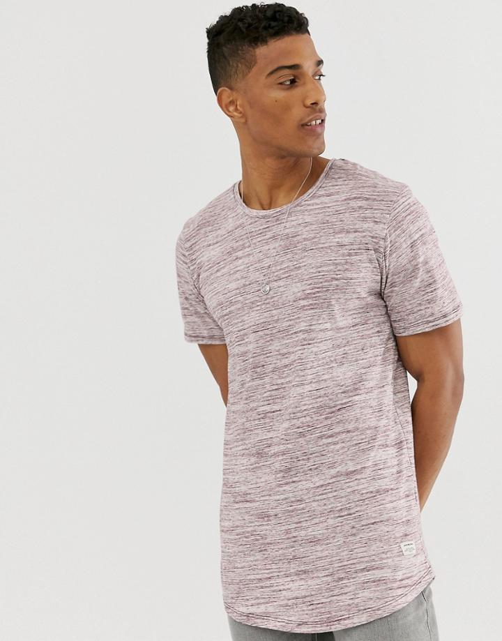 Jack & Jones Essentials T-shirt In Purple Melange