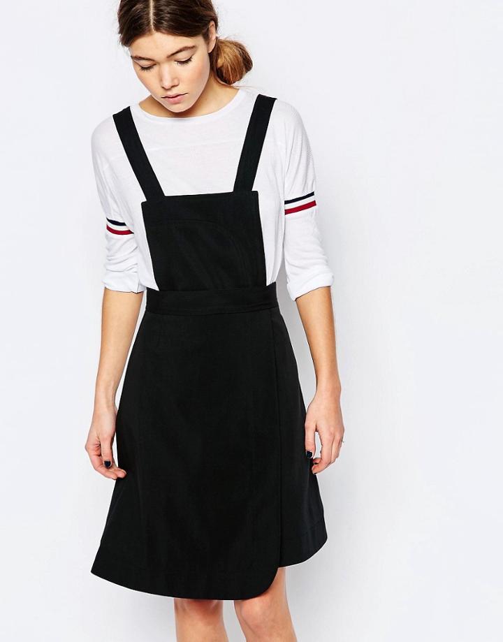 Wood Wood Maria Pinafore Skirt - Black