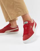 Puma Suede Classic+ Red Sneakers - Red