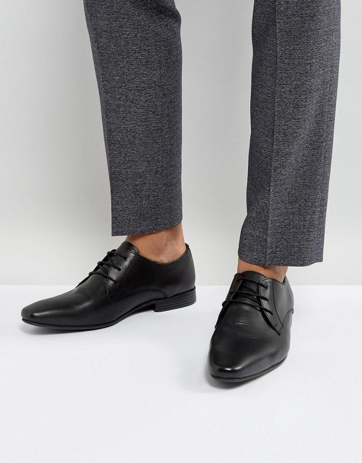 Kg By Kurt Geiger Kendall Derby Shoes Black Leather - Black