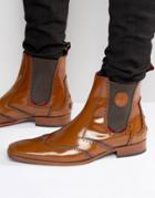 Jeffery West Scarface Leather Chelsea Boots - Tan