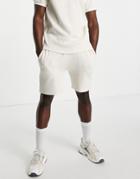 Topman Piped Shorts In Stone - Part Of A Set-neutral