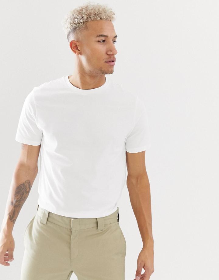 River Island Slim Fit T-shirt In White