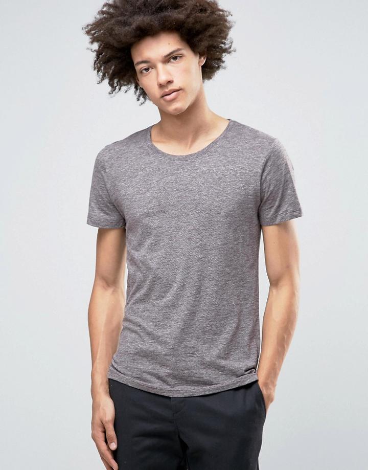 Selected Homme Melange T-shirt - Beige