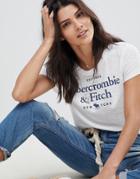 Abercrombie & Fitch Moose Logo T Shirt - White