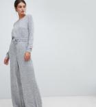 Asos Design Tall Mix & Match Lounge Super Soft Brushed Wide Leg