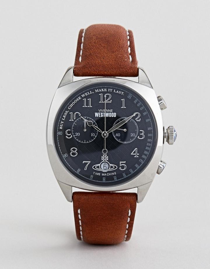 Vivenne Westwood Hampstead Watch In Tan - Tan