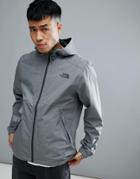 The North Face Millerton Jacket Hooded Waterproof In Gray Marl - Gray