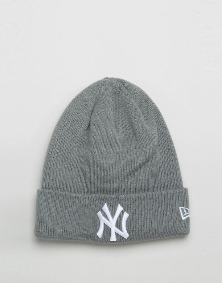 New Era Beanie Ny Yankees - Gray