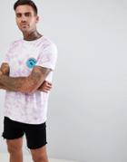 Urban Threads Tie Dye T-shirt With Back Print - Pink