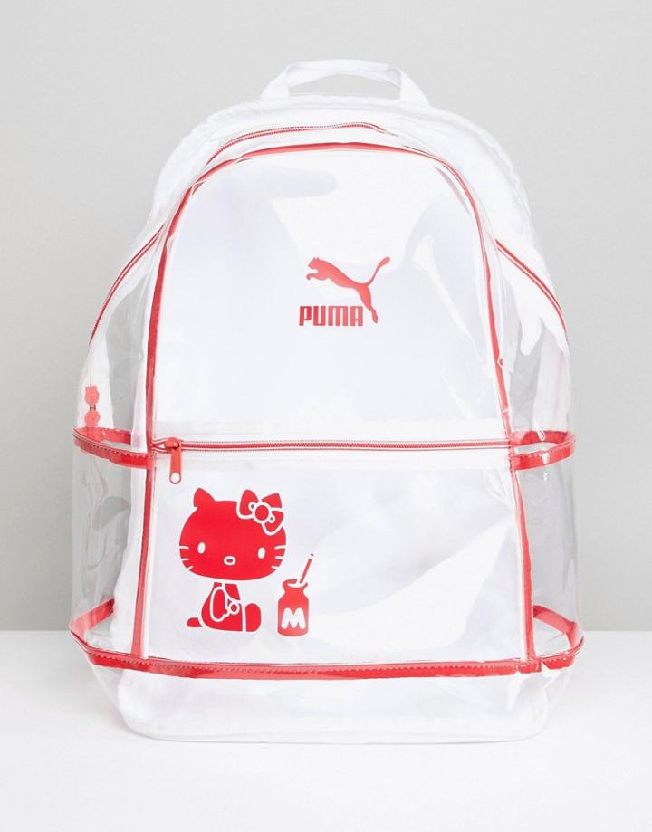 Puma X Hello Kitty Translucent Backpack - Clear