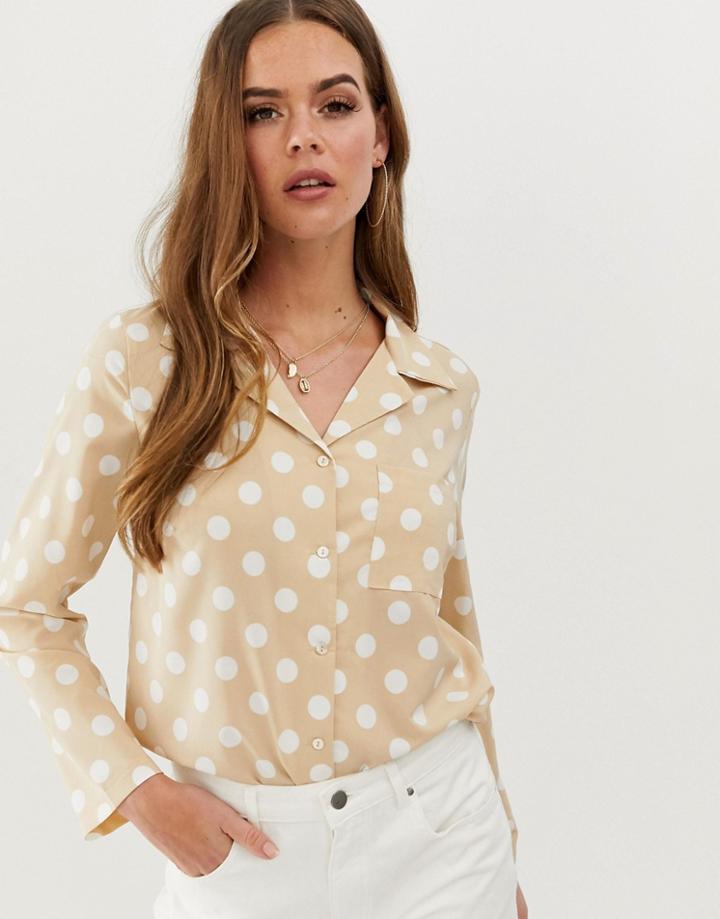 In The Style Billie Faiers Polka Dot Shirt - Multi