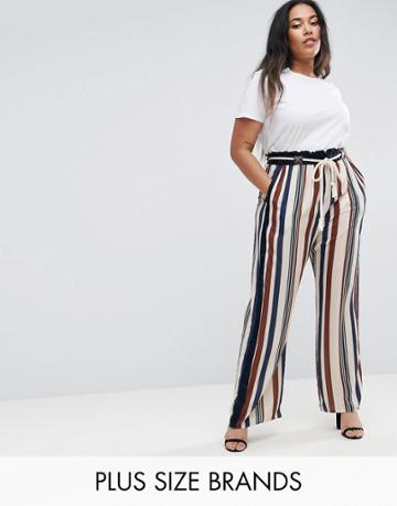 Elvi Stripy Pants - Multi