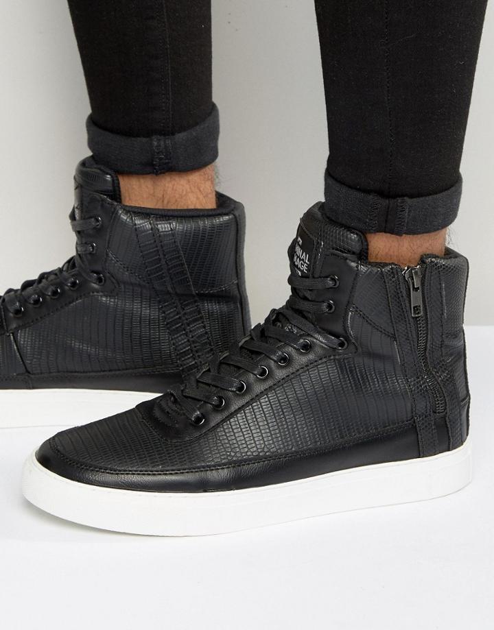 Criminal Damage Catana High Top Sneakers - Black