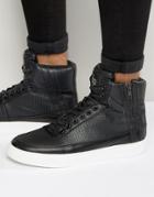Criminal Damage Catana High Top Sneakers - Black