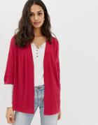 Jdy Delvin Open Cardigan - Pink