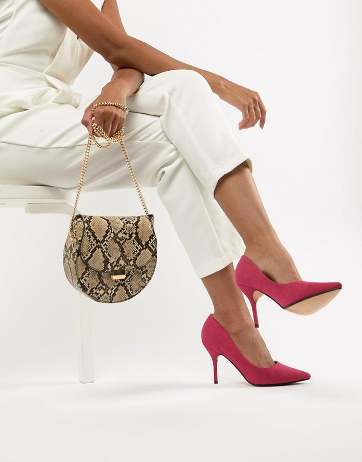 Truffle Collection Pointed Heels - Pink