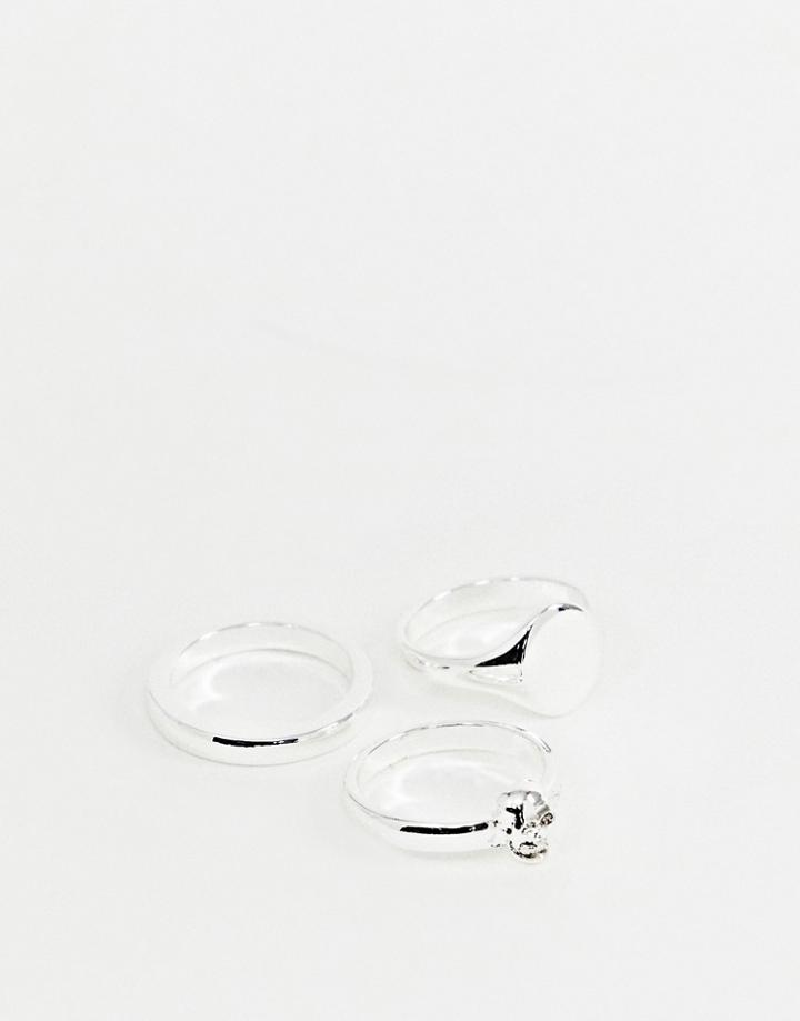 Icon Brand Silver 3 Ring Pack - Silver