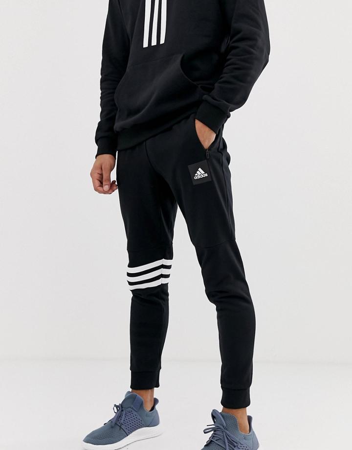 Adidas Training Id Terry Sweatpants In Black - Black