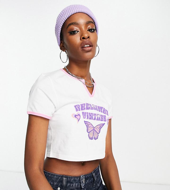 Reclaimed Vintage Inspired Recycled Fisherman Beanie In Lilac-purple