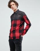 Dr Martens Gingham Resin Shirt - Red