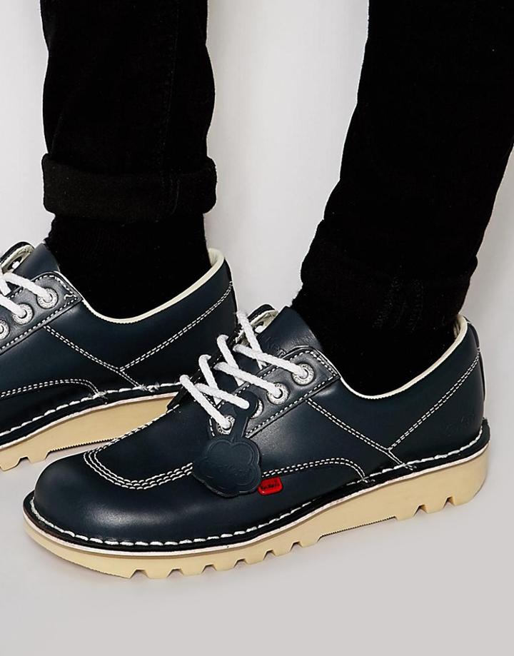 Kickers Kick Lo Shoes - Navy