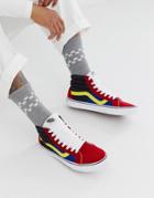 Vans Sk8-hi Sneakers In Color Block-multi
