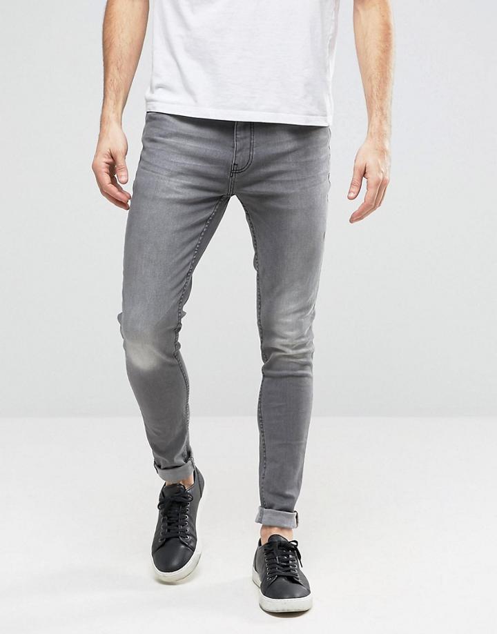Ringspun Skinny Jeans - Gray