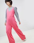Pieces Wide Leg Jumpuit - Pink