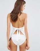Pour Moi Treasure Tie Camisole - Cream