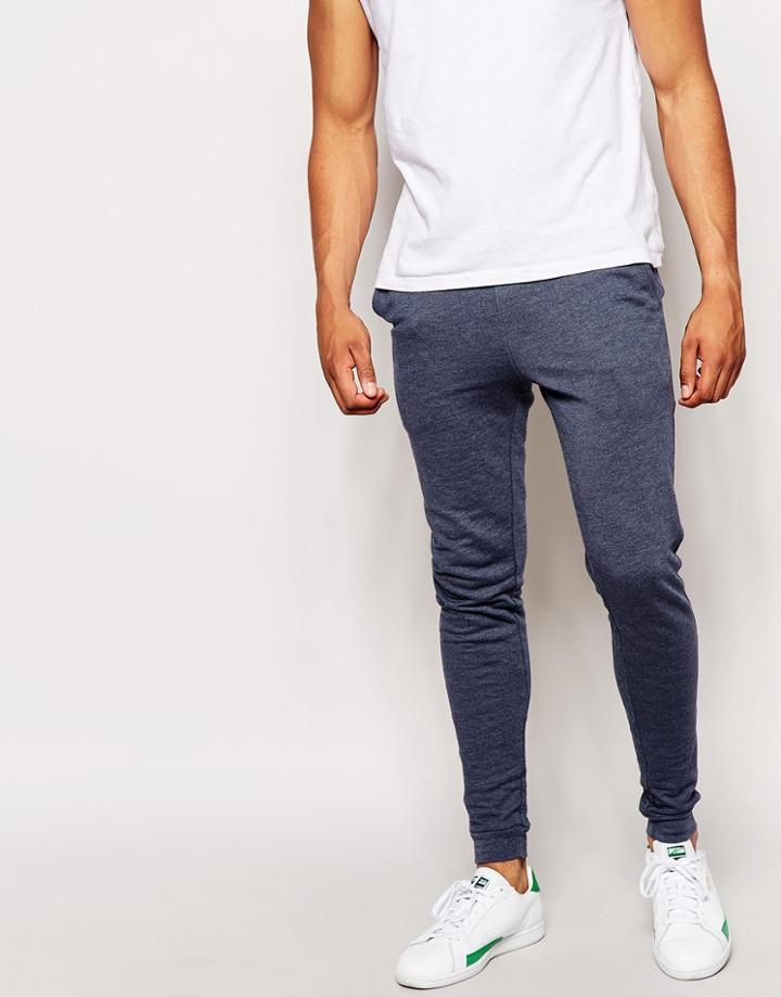 Asos Super Skinny Joggers - Blue Marl