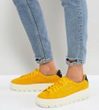 Puma Platform Trace Sneakers In Yellow - Yellow